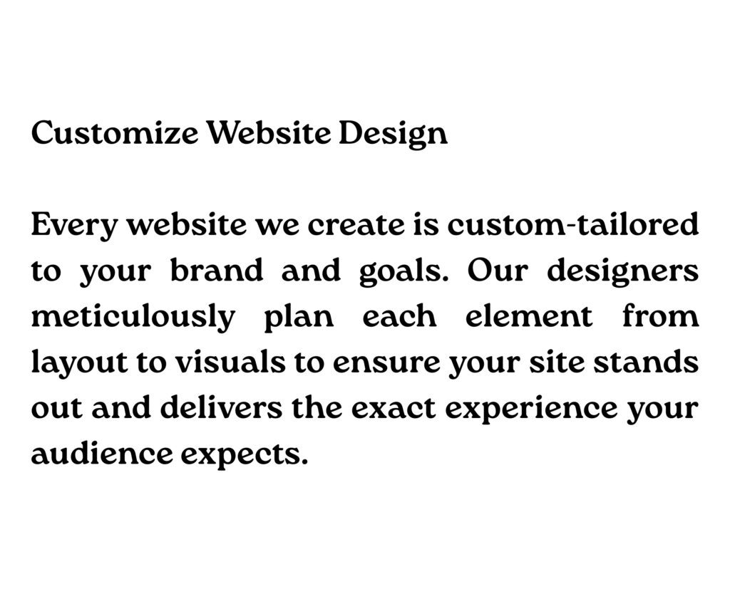 get your own professional website