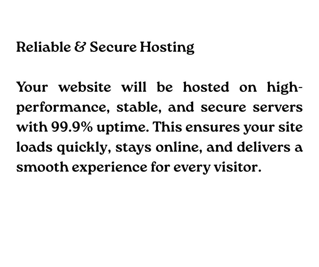 get your own professional website