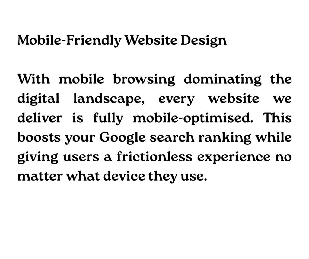 get your own professional website