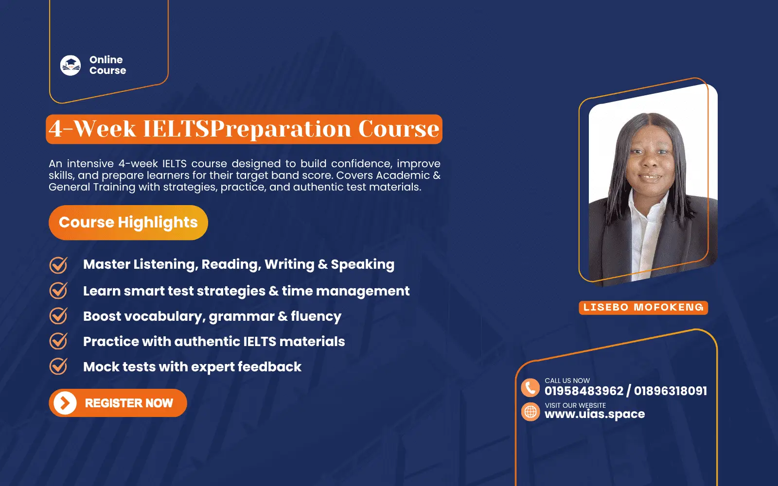 IELTS Preparation Course ​(Live Classroom – Book Your Seat Now)