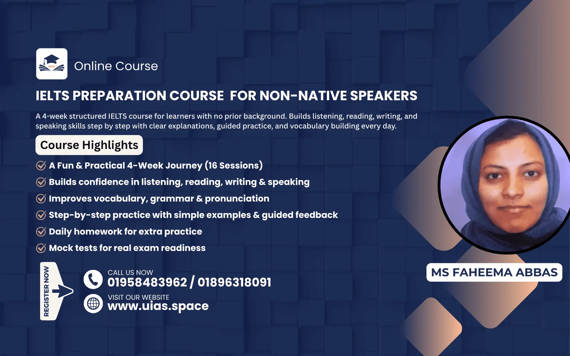 IELTS Preparation Course ​(Live Classroom – Book Your Seat Now)