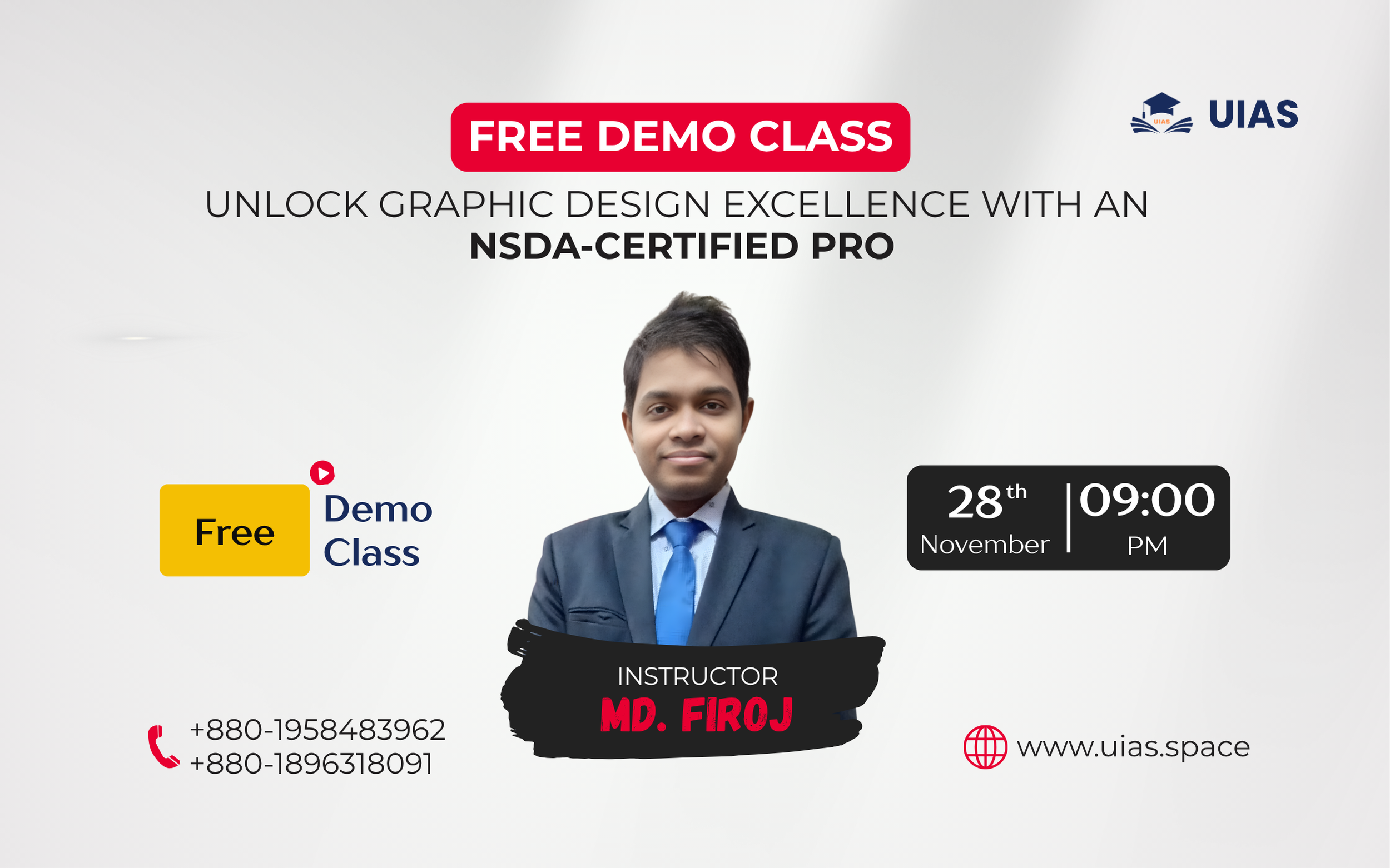 Graphic Designer Course (Live Classroom – Book Your Seat Now)